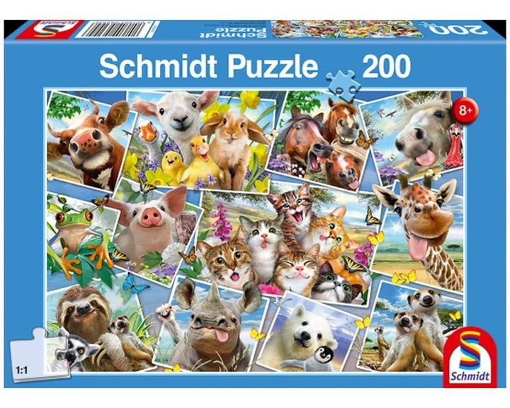 Πάζλ Schmidt Selfie Animals 200pcs για 8+ Ετών 56294