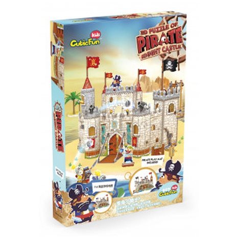 Πάζλ Cubic Fun - 3D Pirate Knight Castle 183τεμ P833h