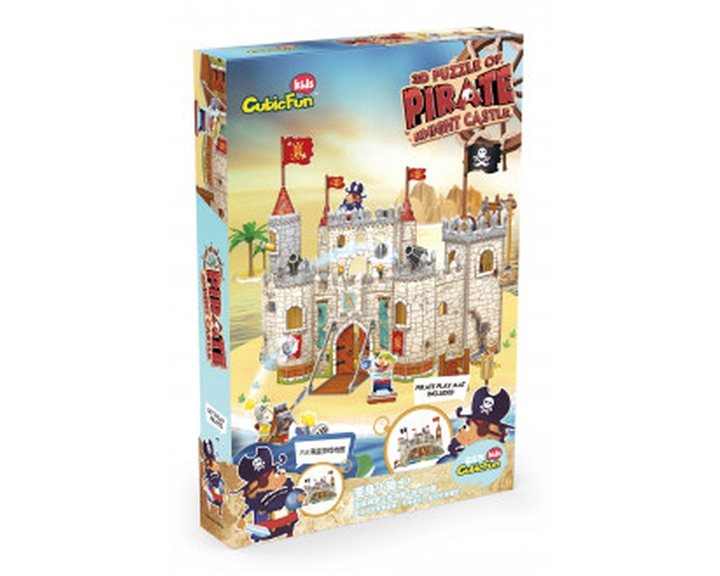 Πάζλ Cubic Fun - 3D Pirate Knight Castle 183τεμ P833h