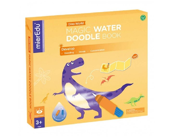 Μαγικό Μπλόκ Ζωγραφικής Dino World Mier Edu 3+ ME230 228