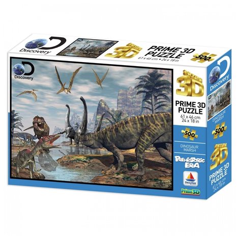 Πάζλ Prime 3D Δεινόσαυροι σε Λίμνη 500τεμ. 10087