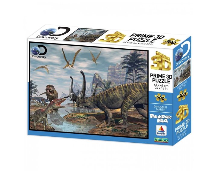 Πάζλ Prime 3D Δεινόσαυροι σε Λίμνη 500τεμ. 10087