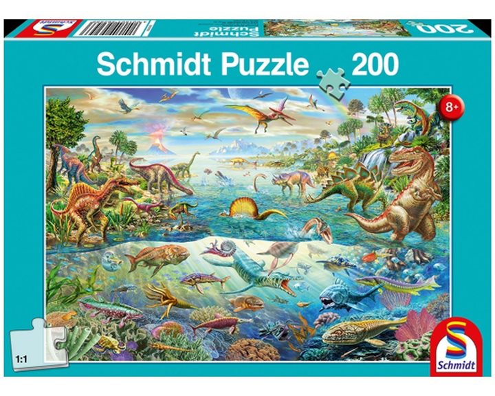 Πάζλ Schmidt Ανακαλύψτε τους Δεινόσαυρους  200pcs 56253