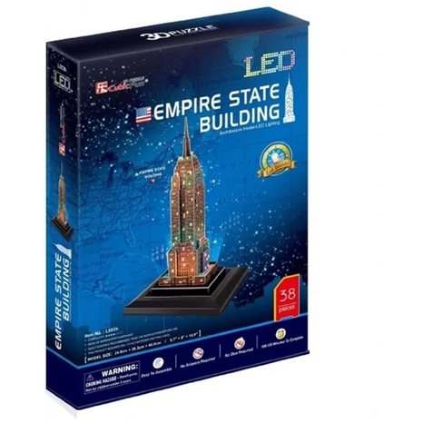 Πάζλ Cubic Fun - 3D Empire State Building with Led 38τεμ. L503H
