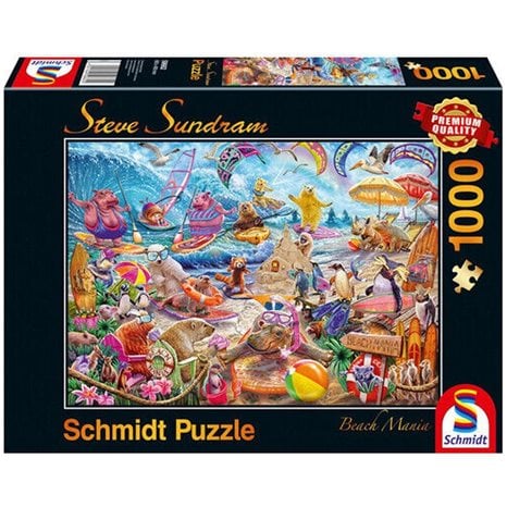 Πάζλ Schmidt Steve Sundram: Beach Mania 1000τεμ. 59662