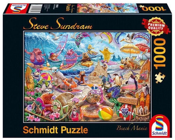 Πάζλ Schmidt Steve Sundram: Beach Mania 1000τεμ. 59662