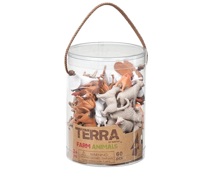 Terra Σετ Farm Animals 60τεμ.(AN6001Z)