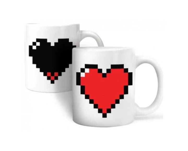 Κούπα Kikkerland Morfh Mug Pixel Heart CU44