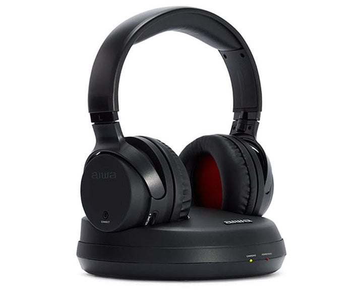 AIWA WIRELESS STEREO TV RF HEADPHONES