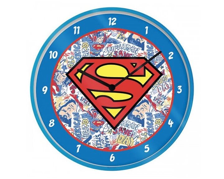 Ρολόι Τοίχου Superman 9101