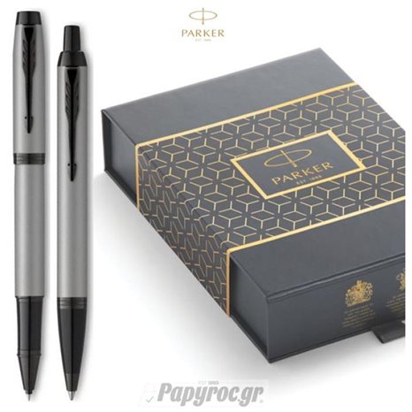 Parker I.M. CR Metal Grey BT SET (RB-BP)