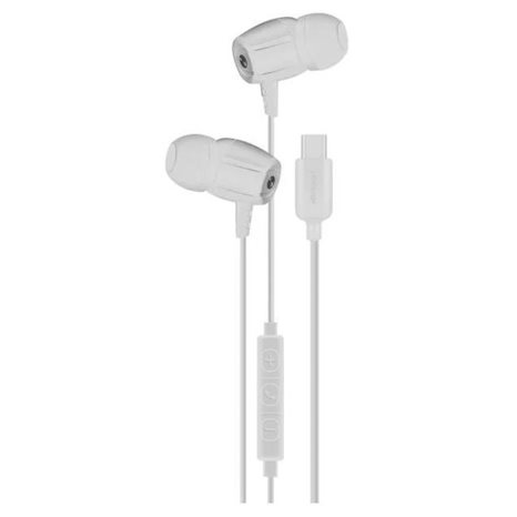 Ixchange SE12 In-Ear Handsfree Με Βύσμα USB-C Λευκό