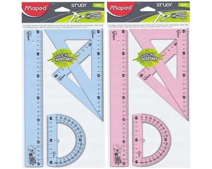 Γεωμετρικό  Σετ Maped Unbreakable 30cm 4τεμ. 981701