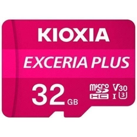 KIOXIA 4K MICRO SD 32GB EXCERIA PLUS UHS I U3 WITH ADAPTER M303 LMPL1M032GG2