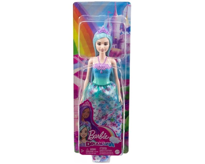 Mattel Barbie Πριγκιπισσα Γαλάζια Μαλλιά HGR16