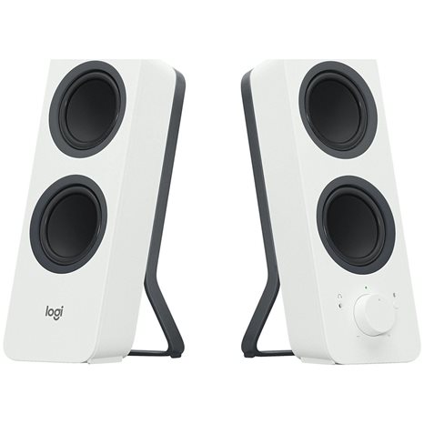 Logitech Z207 2.0 Bluetooth Speakers (White) (LOGZ207)