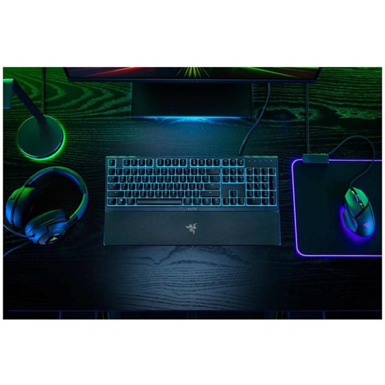 Razer ORNATA V3 X Gaming Keyboard - Low Profile Membrane - Split Resist - RGB - US Layout