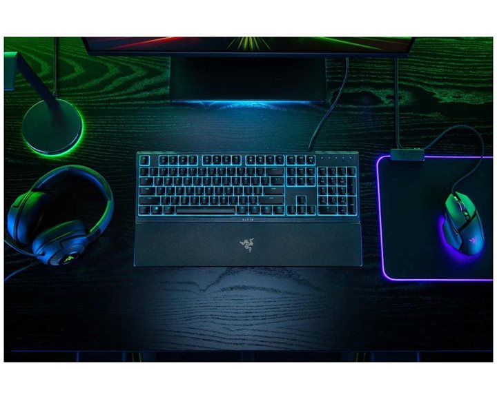 Razer ORNATA V3 X Gaming Keyboard - Low Profile Membrane - Split Resist - RGB - US Layout