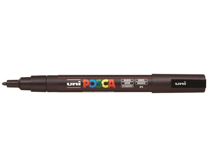 Mαρκαδόρος Uni Posca PC-3M Μαύρο