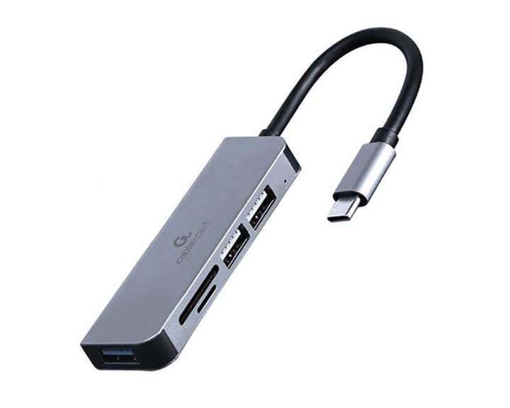 CABLEXPERT USB TYPE-C 3PORT USB HUB WITH CARD READER