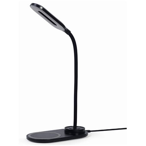 GEMBIRD DESK LAMP WITH WIRELESS CHARGER BLACK