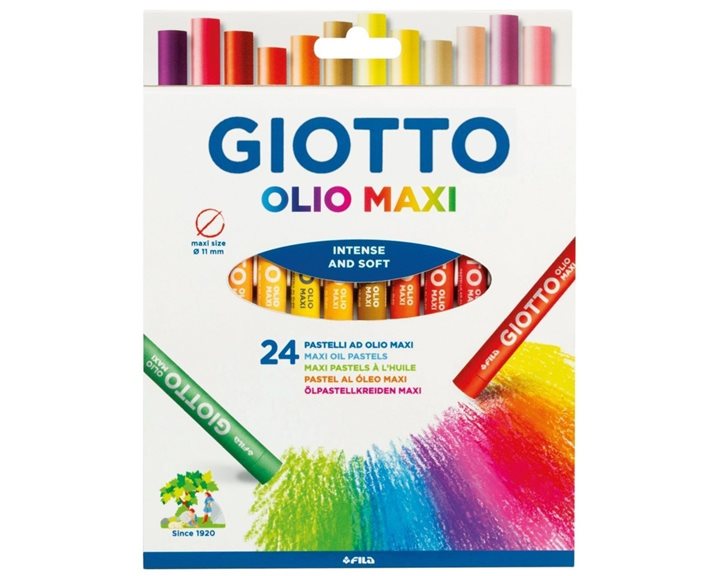 Λαδοπαστέλ Giotto Olio Maxi 7cm 24pcs