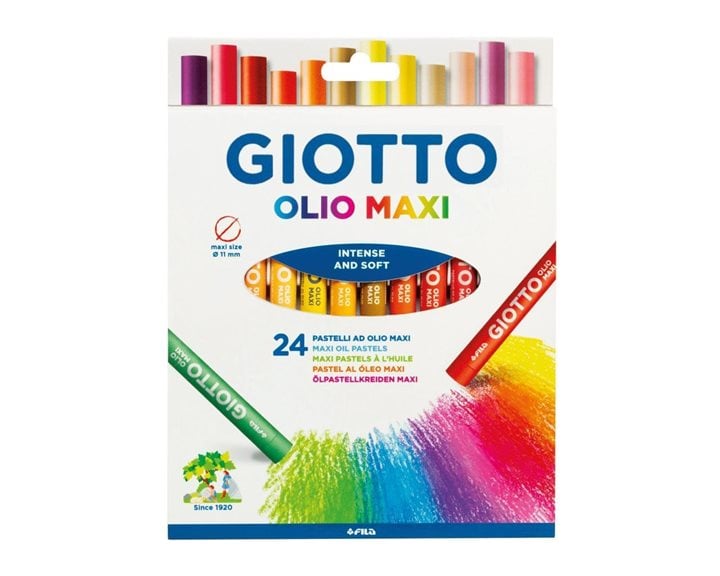 Λαδοπαστέλ Giotto Olio Maxi 7cm 24pcs