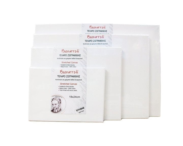 Τελάρο Ζωγραφικής Buonarroti 25x35cm με Βαμβακερό Καμβά