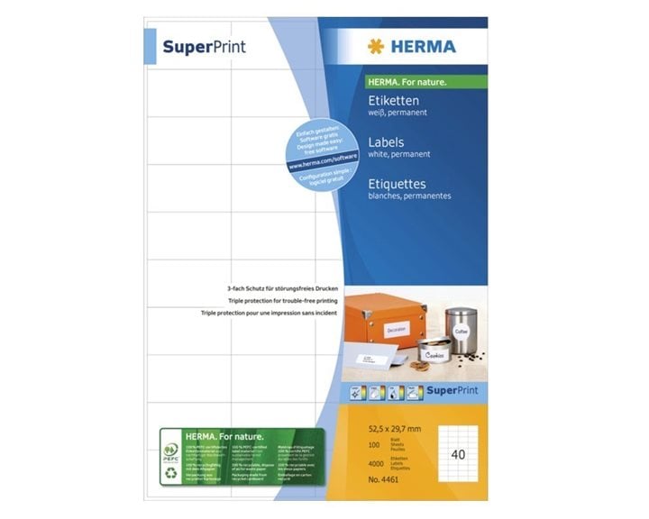 Ετικέτα Herma 52.5x29.7 100φ. Νο4461