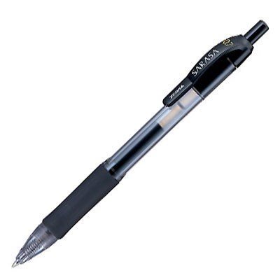 Στυλό Zebra Sarasa Retractable 0.5mm Μαύρο