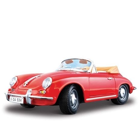 Αυτοκίνητο Μεταλλικό Bburago 1/24 Porsche356b Cabrio 1961 Μαύρο