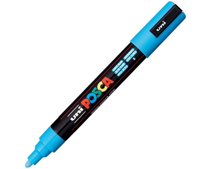 Μαρκαδόρος UNI Posca PC-5M Skyblue