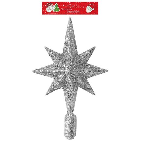 Κορυφή Πεφταστέρι Glitter 25cm Xmasfest 11347