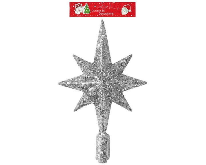 Κορυφή Πεφταστέρι Glitter 25cm Xmasfest 11347