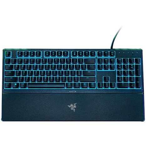 Razer ORNATA V3 X Gaming Keyboard - Low Profile Membrane - Split Resist - RGB - US Layout