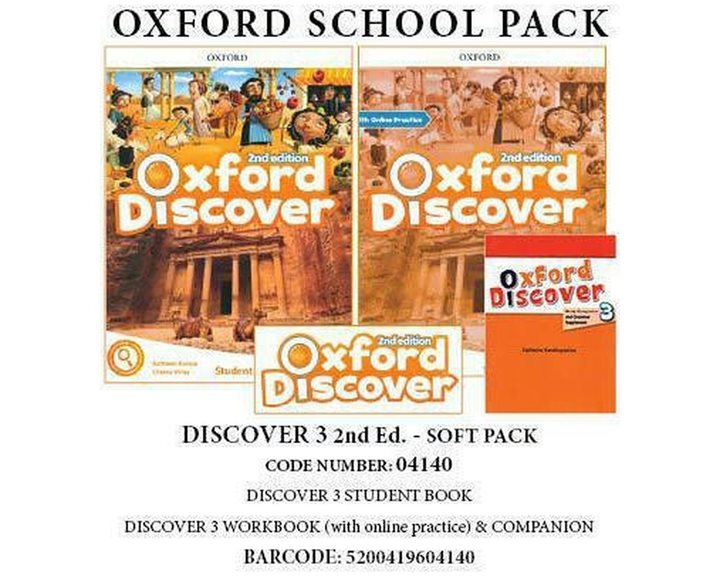 OXFORD DISCOVER 3 SOFT PACK (SB+WB+ONLINE PRACTICE+COMPANION) - 04140 2nd EDITION