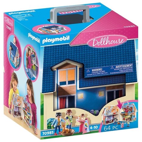 Playmobil Dollhouse Μοντέρνο Κουκλόσπιτο-Βαλιτσάκι 70985