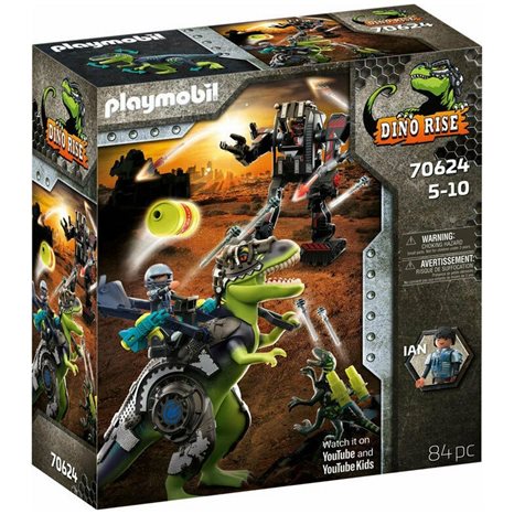 Playmobil Dino Rise T-Rex: Η Μάχη Των Γιγάντων 70624