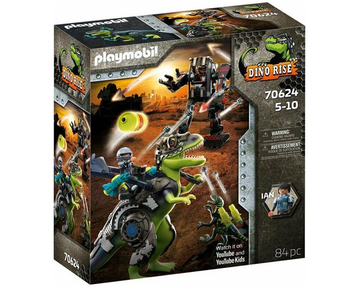 Playmobil Dino Rise T-Rex: Η Μάχη Των Γιγάντων 70624