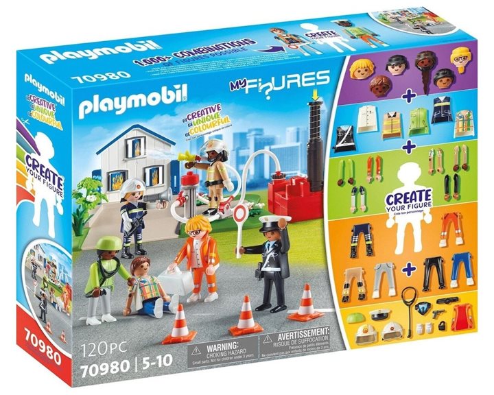 Playmobil My Figures: Πυροσβεστική Διάσωση 70980