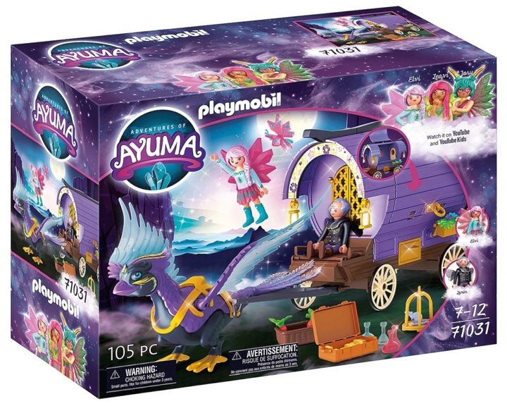 Playmobil Ayuma Νεραϊδοάμαξα Με Πουλί-Φοίνικας 71031
