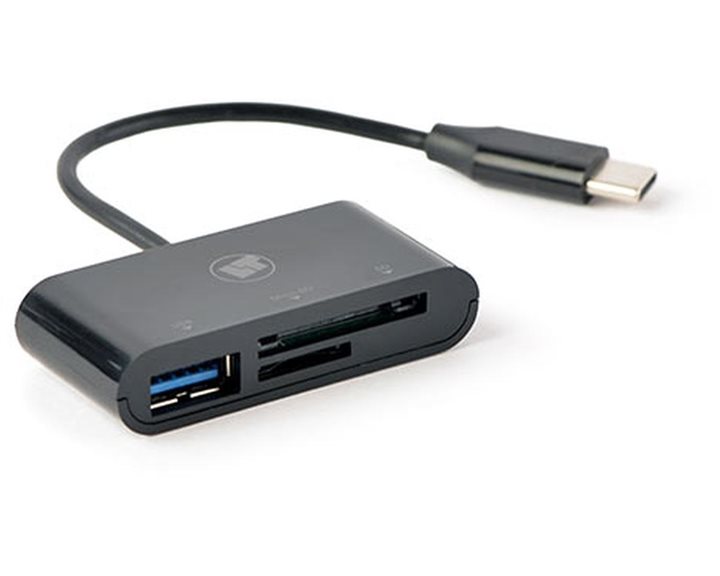 LAMTECH TYPE-C CARD READER BLACK