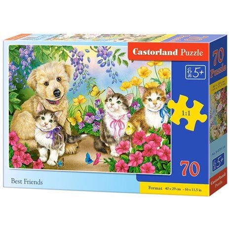 Παζλ Castorland 70 τμχ 40x29cm Best Friends B-070114