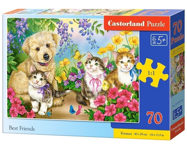 Παζλ Castorland 70 τμχ 40x29cm Best Friends B-070114