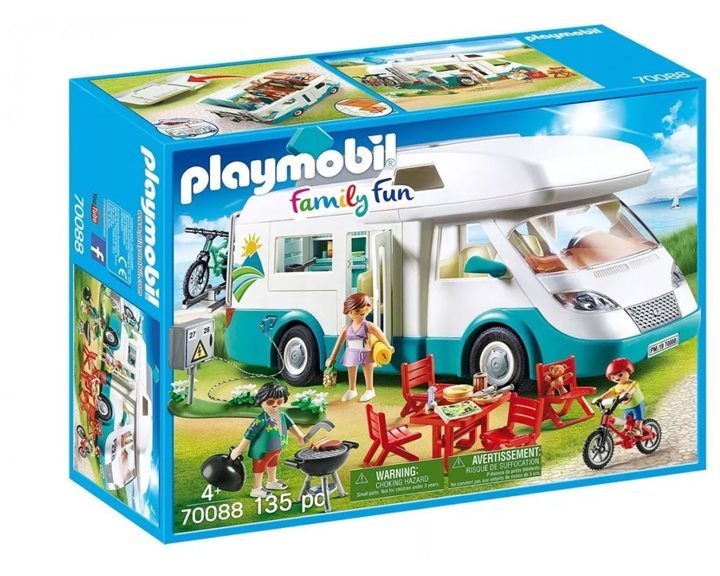 Playmobil Αυτοκινούμενο Οικογενειακό Τροχόσπιτο 70088
