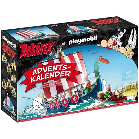 Playmobil Asterix: Χριστουγεννιάτικο Ημερολόγιο - Η Γαλέρα Των Πειρατών 71087