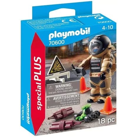 Playmobil Special Plus Operations Agent Πυροτεχνουργός 70600