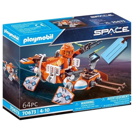 Playmobil Space Gift Set Εξερευνητής Με Διαστημικό Όχημα 70673