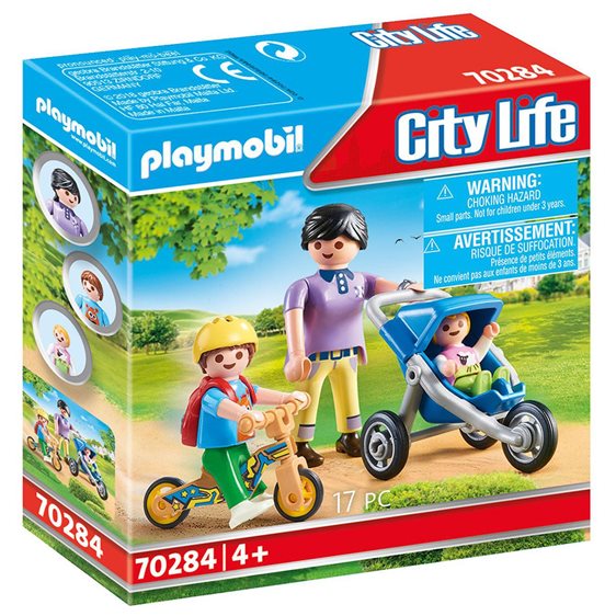 Playmobil Μαμά Και Παιδάκια 70284