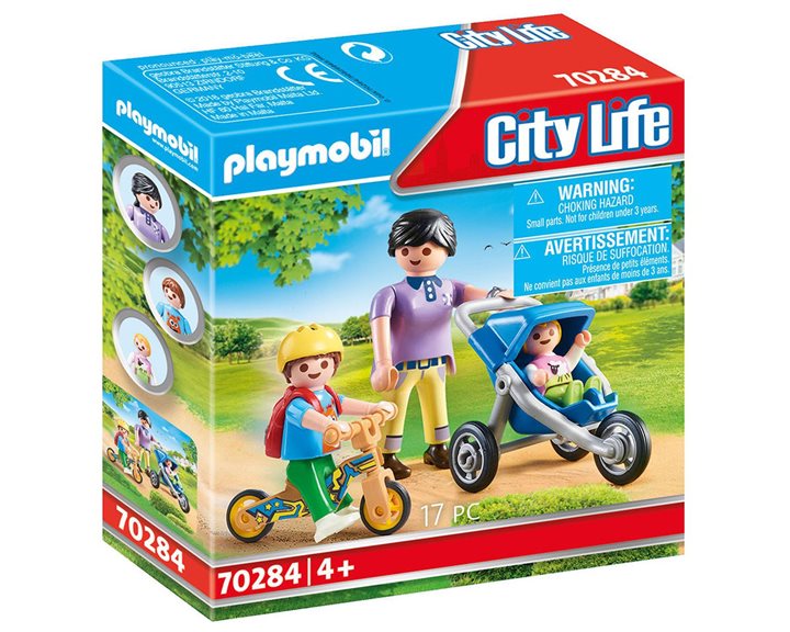 Playmobil Μαμά Και Παιδάκια 70284